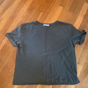 We The Free womens tee with rolled up sleeves.  Size medium.